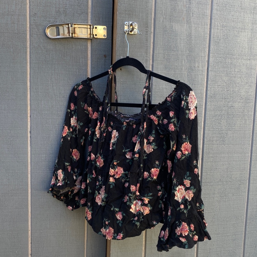 floral off shoulder top